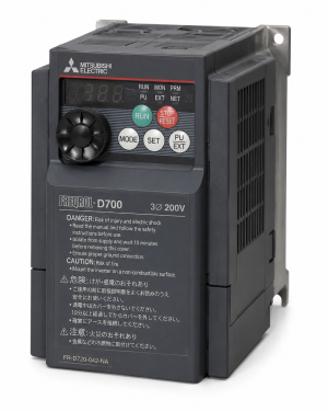 Variador MITSUBISHI FR-D720-042-NA – 0.75 kW / 1 HP, 200-240 VAC